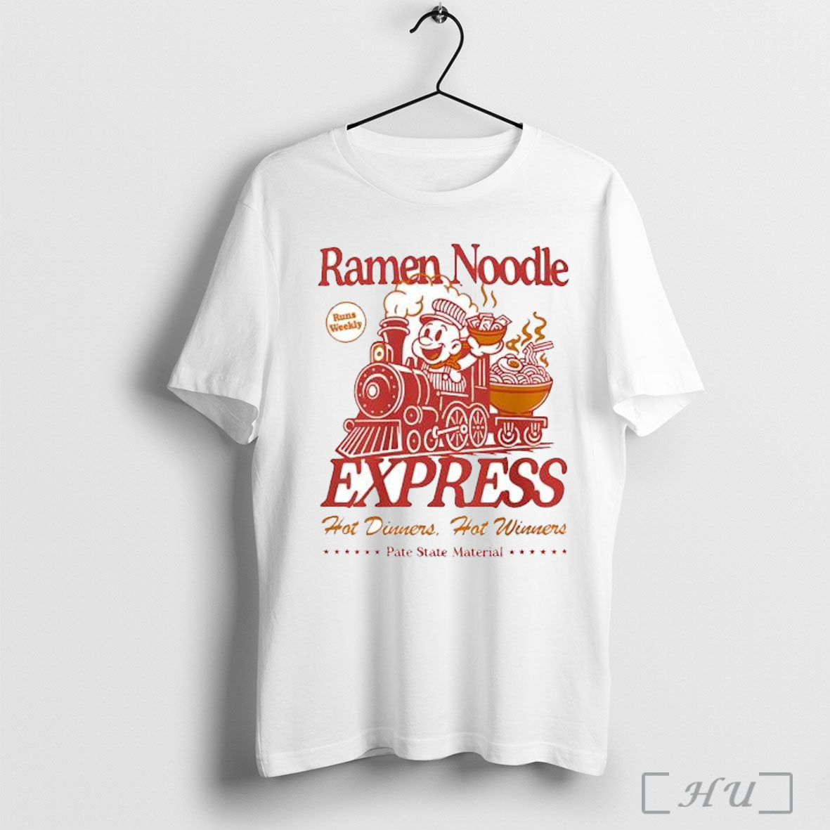 Officials Pate State Ramen Noodle Express Material - Adult & Kids T-Shirts, Sweatshirts & Hoodies apparel design preview 1