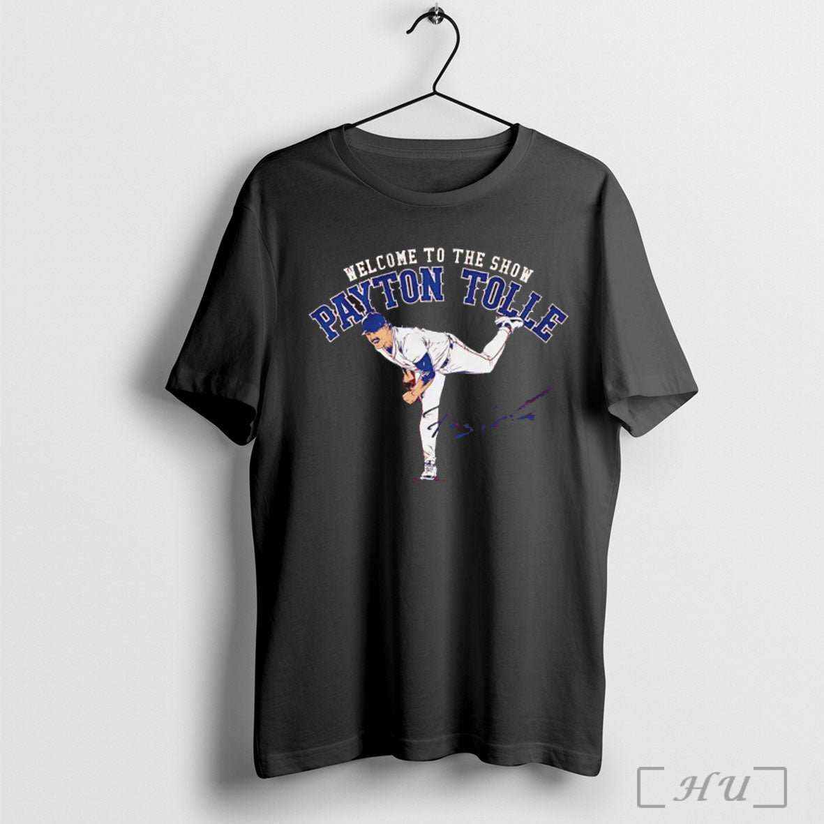 Officials Payton Tolle Welcome To The Show Signature - Adult & Kids T-Shirts, Sweatshirts & Hoodies apparel design preview 1