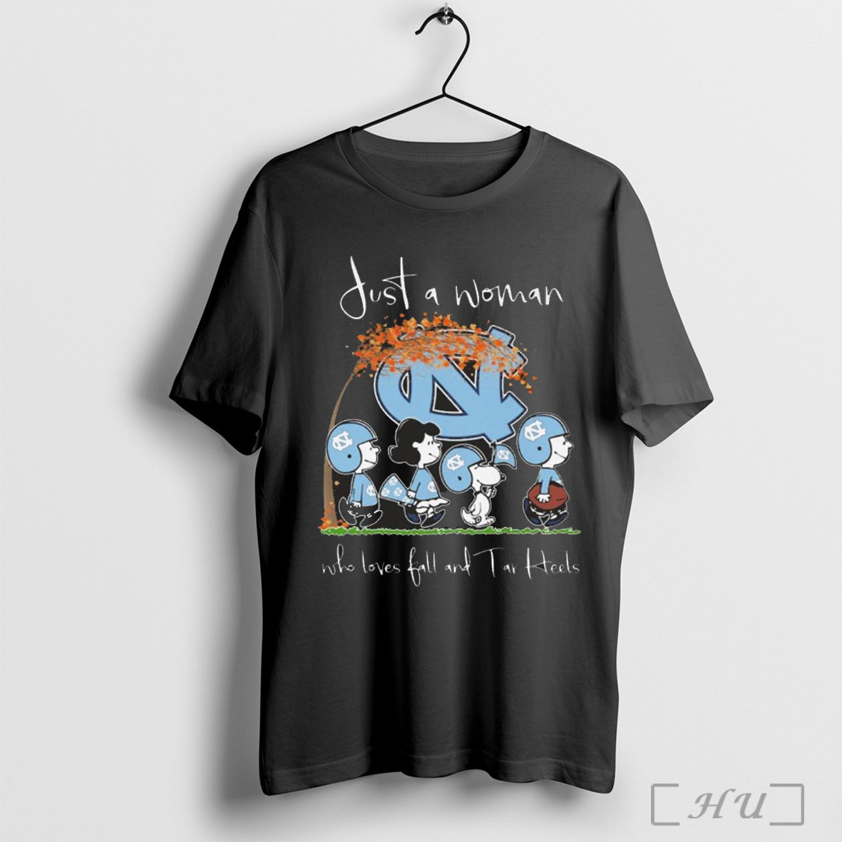 Officials Peanuts Just A Woman Who Loves Fall And - Adult & Kids T-Shirts, Sweatshirts & Hoodies apparel design preview 1