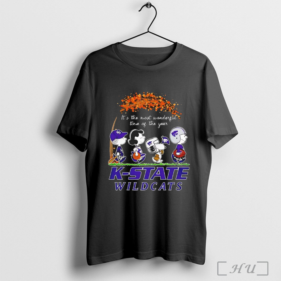 Officials Peanuts Character X Kansas State Wildcats - Adult & Kids T-Shirts, Sweatshirts & Hoodies apparel design preview 1