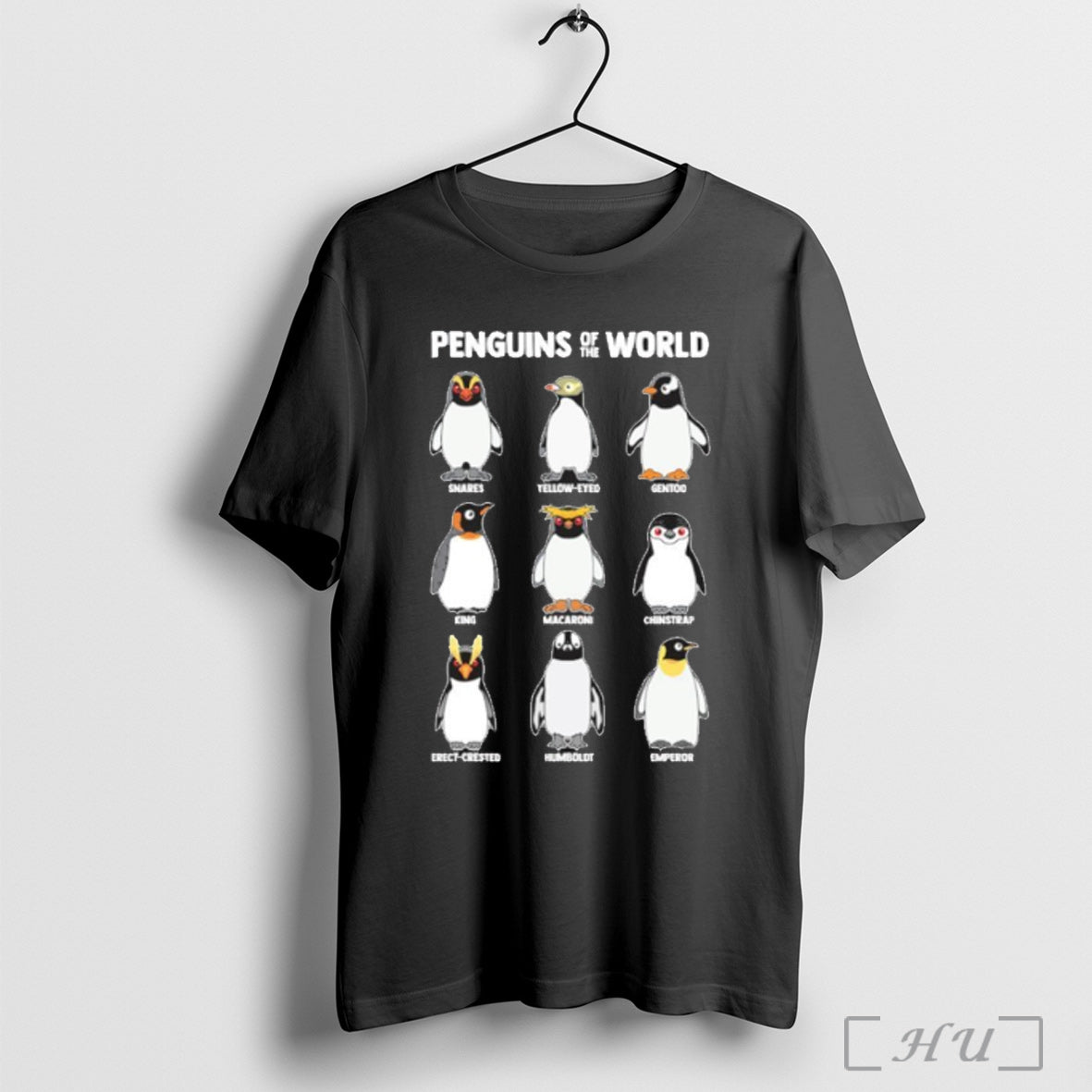 Officials Penguins Of The World - Adult & Kids T-Shirts, Sweatshirts & Hoodies apparel design preview 1