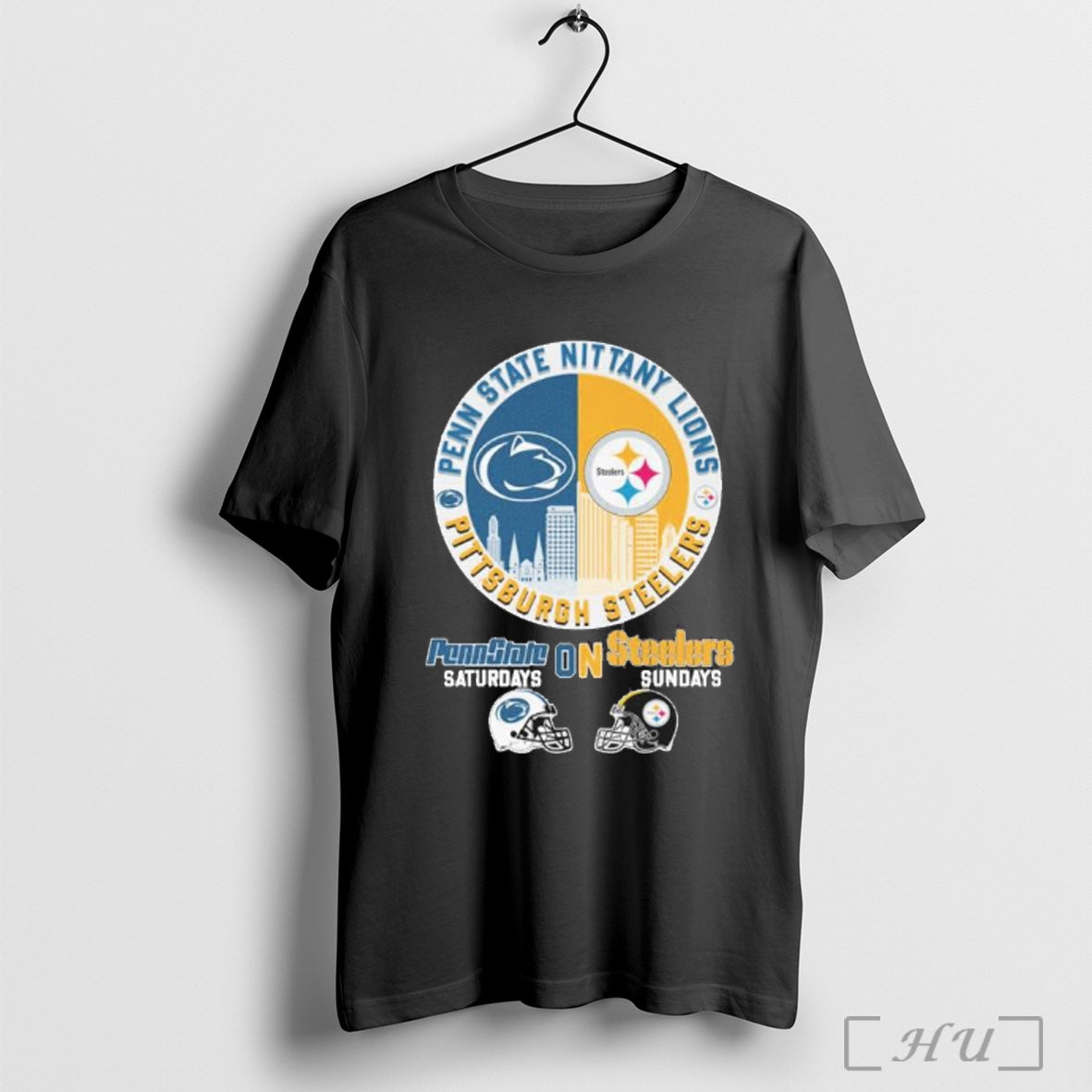 Officials Penn State On Saturdays Steelers Sundays - Adult & Kids T-Shirts, Sweatshirts & Hoodies apparel design preview 1