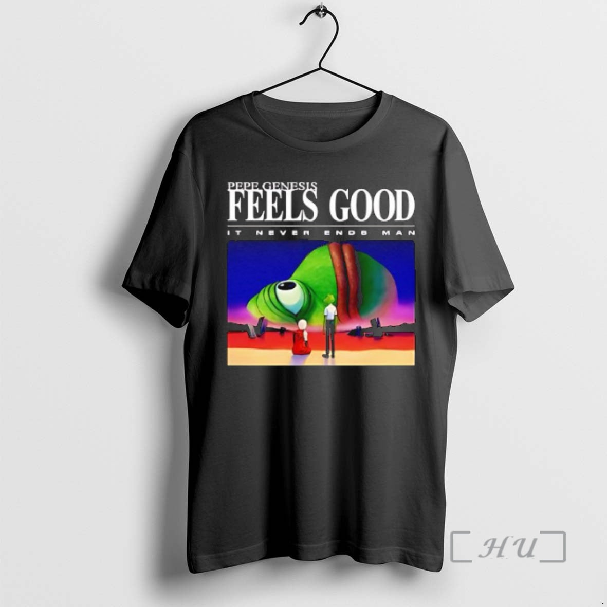 Officials Pepe Genesis Feels Good It Never Ends Man - Adult & Kids T-Shirts, Sweatshirts & Hoodies apparel design preview 1