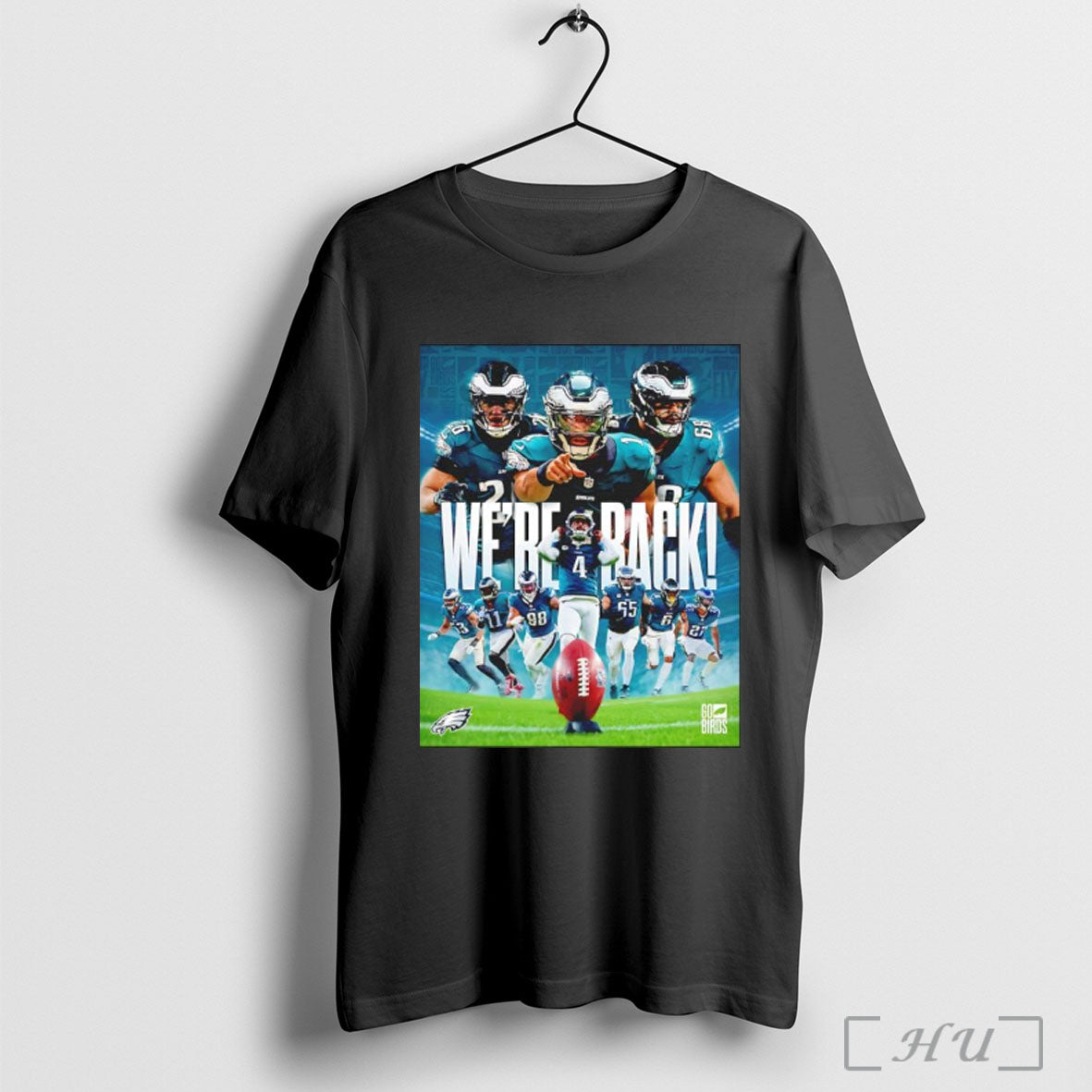 Officials Philadelphia Eaglethe We Are Back Football - Adult & Kids T-Shirts, Sweatshirts & Hoodies apparel design preview 1