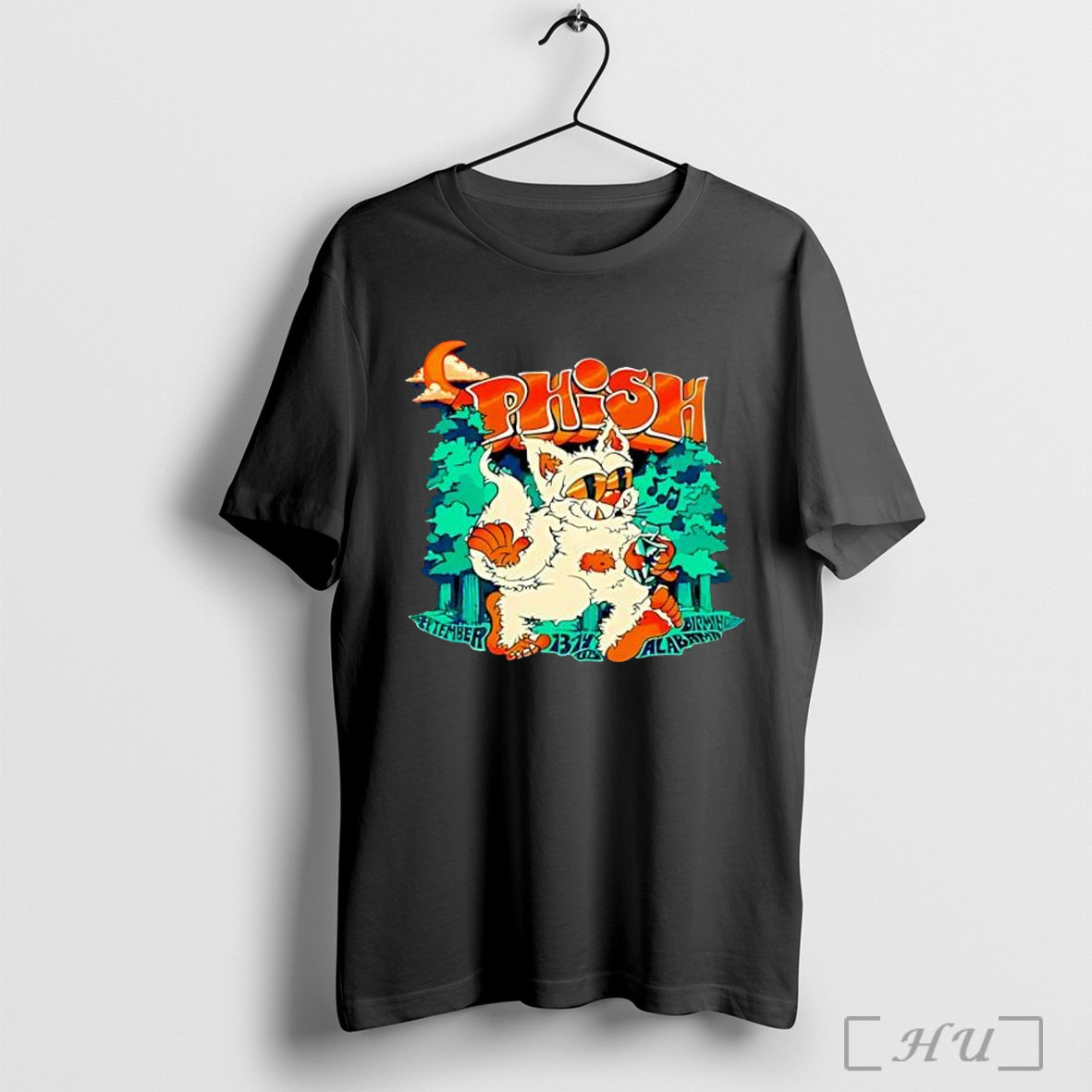 Officials Phish Yeti Monster Music Notes September 13 - Adult & Kids T-Shirts, Sweatshirts & Hoodies apparel design preview 1