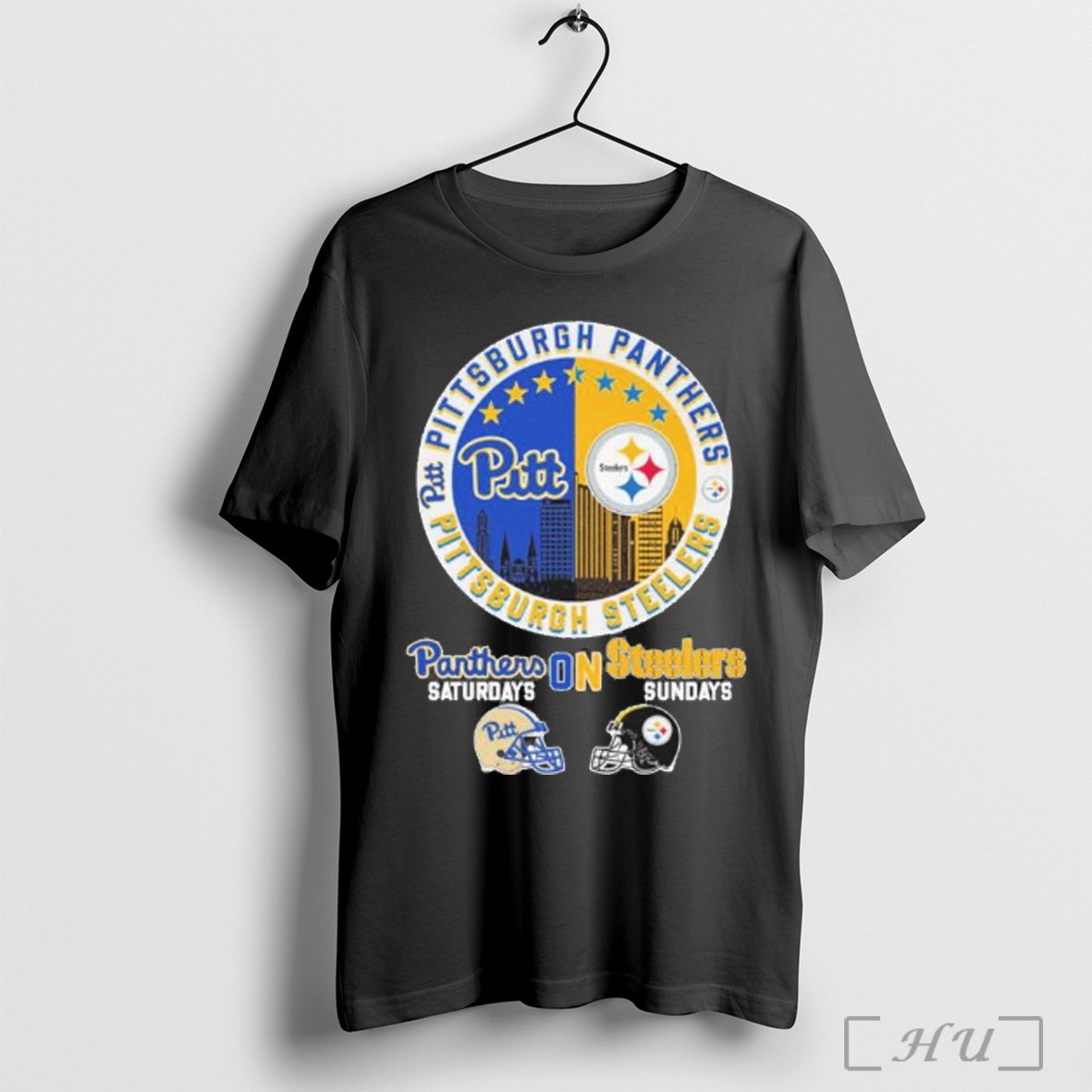 Officials Pitt Panthers On Saturdays Steelers Sundays - Adult & Kids T-Shirts, Sweatshirts & Hoodies apparel design preview 1