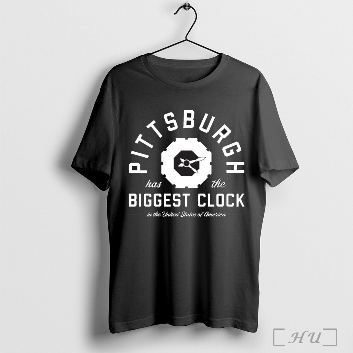 Officials Pittsburgh Biggest Clock - Adult & Kids T-Shirts, Sweatshirts & Hoodies apparel design preview 1