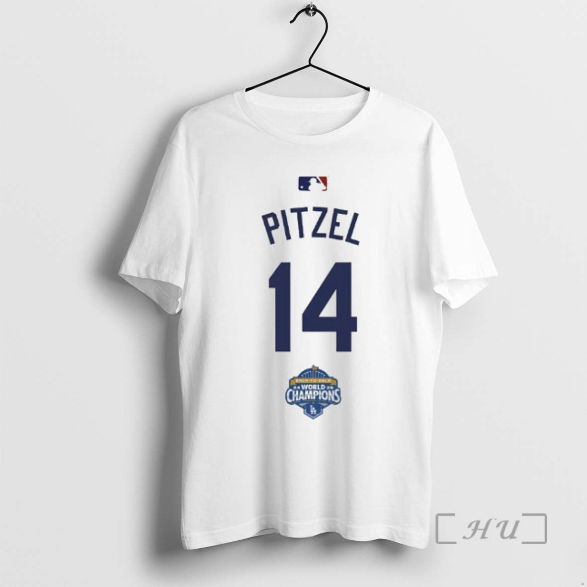 Officials Pitzel 14 Back To Champs World Champions - Adult & Kids T-Shirts, Sweatshirts & Hoodies apparel design preview 1