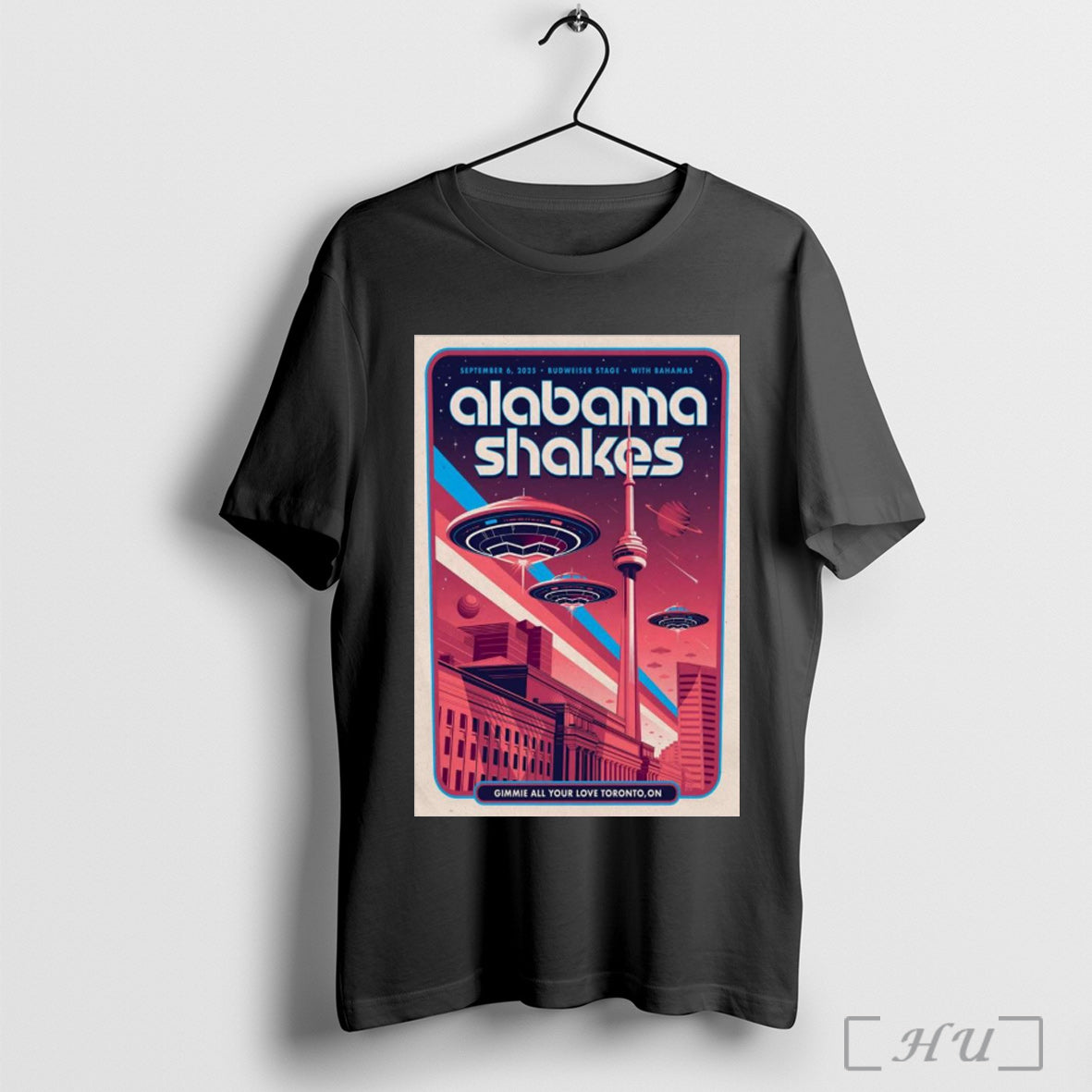 Officials Poster Alabama Shakes Budweiser Stage On - Adult & Kids T-Shirts, Sweatshirts & Hoodies apparel design preview 1