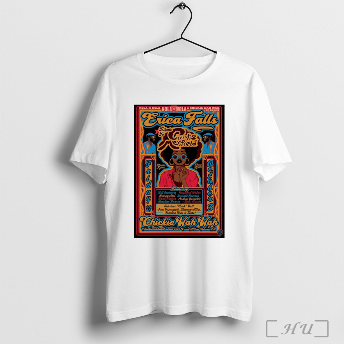Officials Poster Erica Falls October 3 2025 Chickie - Adult & Kids T-Shirts, Sweatshirts & Hoodies apparel design preview 1