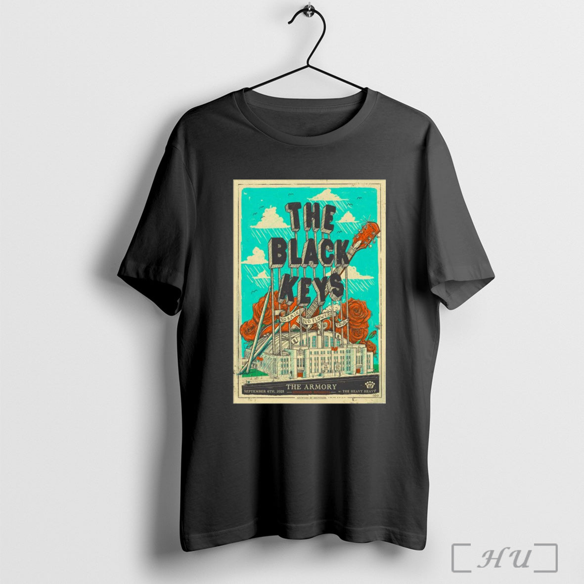 Officials Poster The Black Keys September 6 2025 - Adult & Kids T-Shirts, Sweatshirts & Hoodies apparel design preview 1