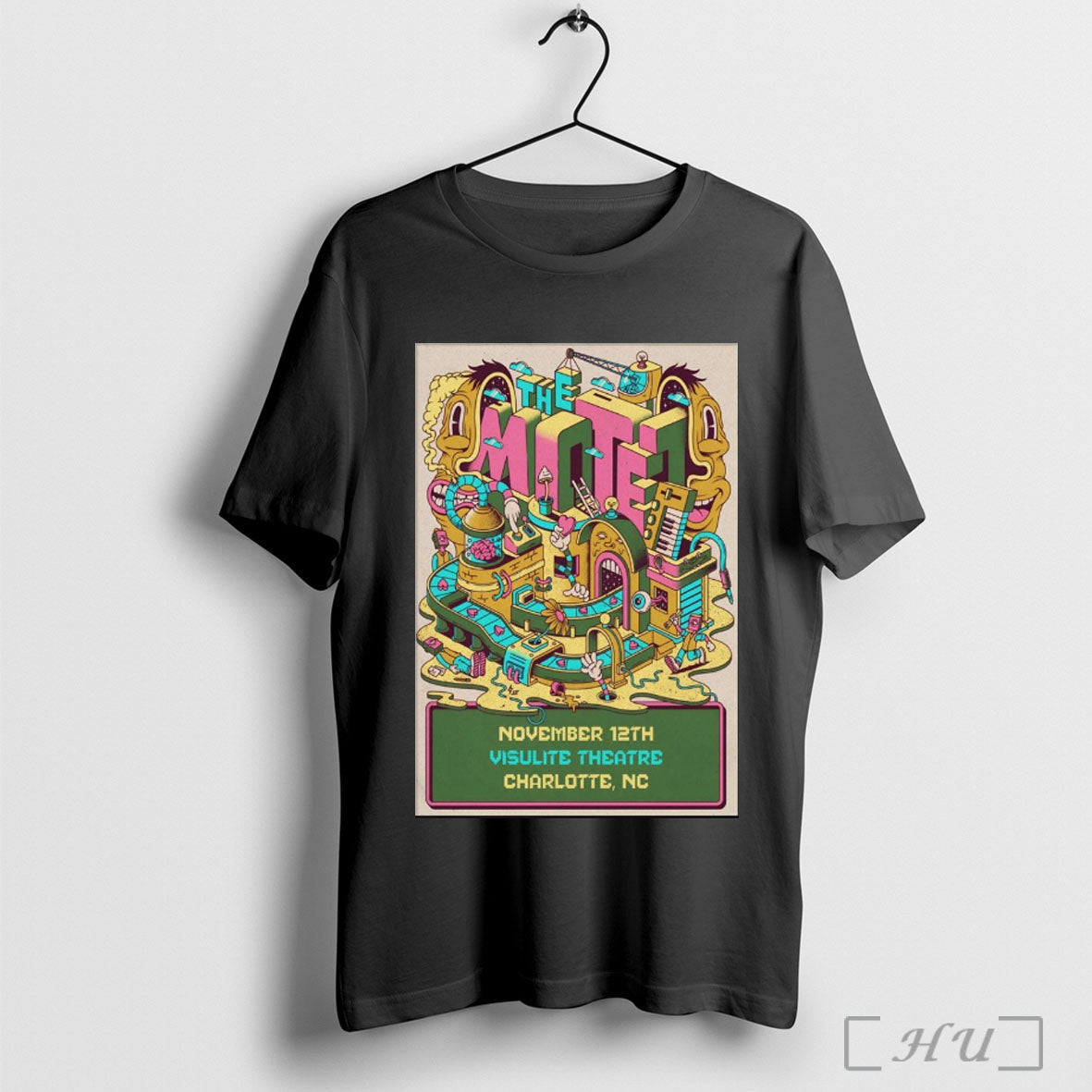 Officials Poster The Motet November 12 2025 Visulite - Adult & Kids T-Shirts, Sweatshirts & Hoodies apparel design preview 1