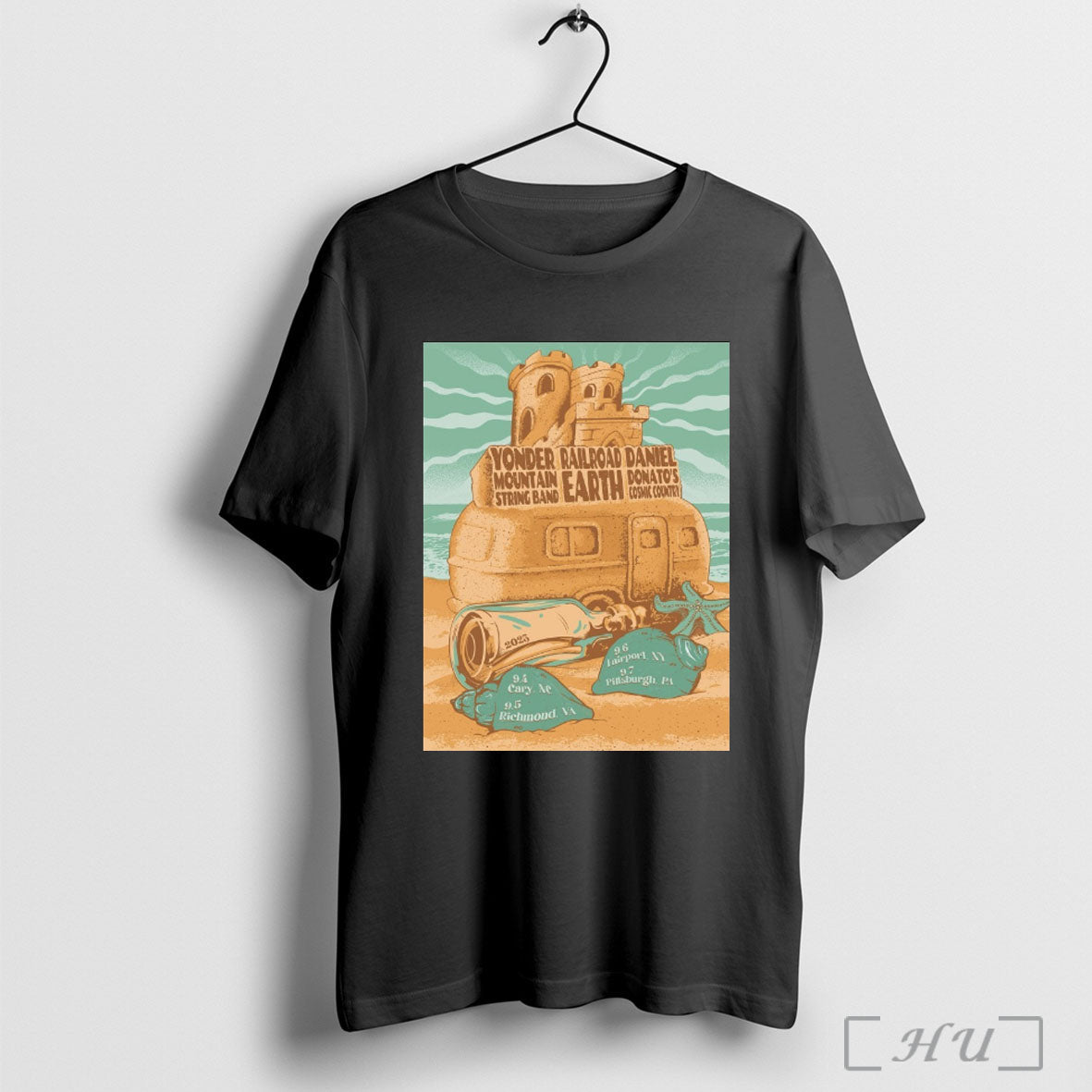 Officials Poster Yonder Mountain String Band Daniel - Adult & Kids T-Shirts, Sweatshirts & Hoodies apparel design preview 1