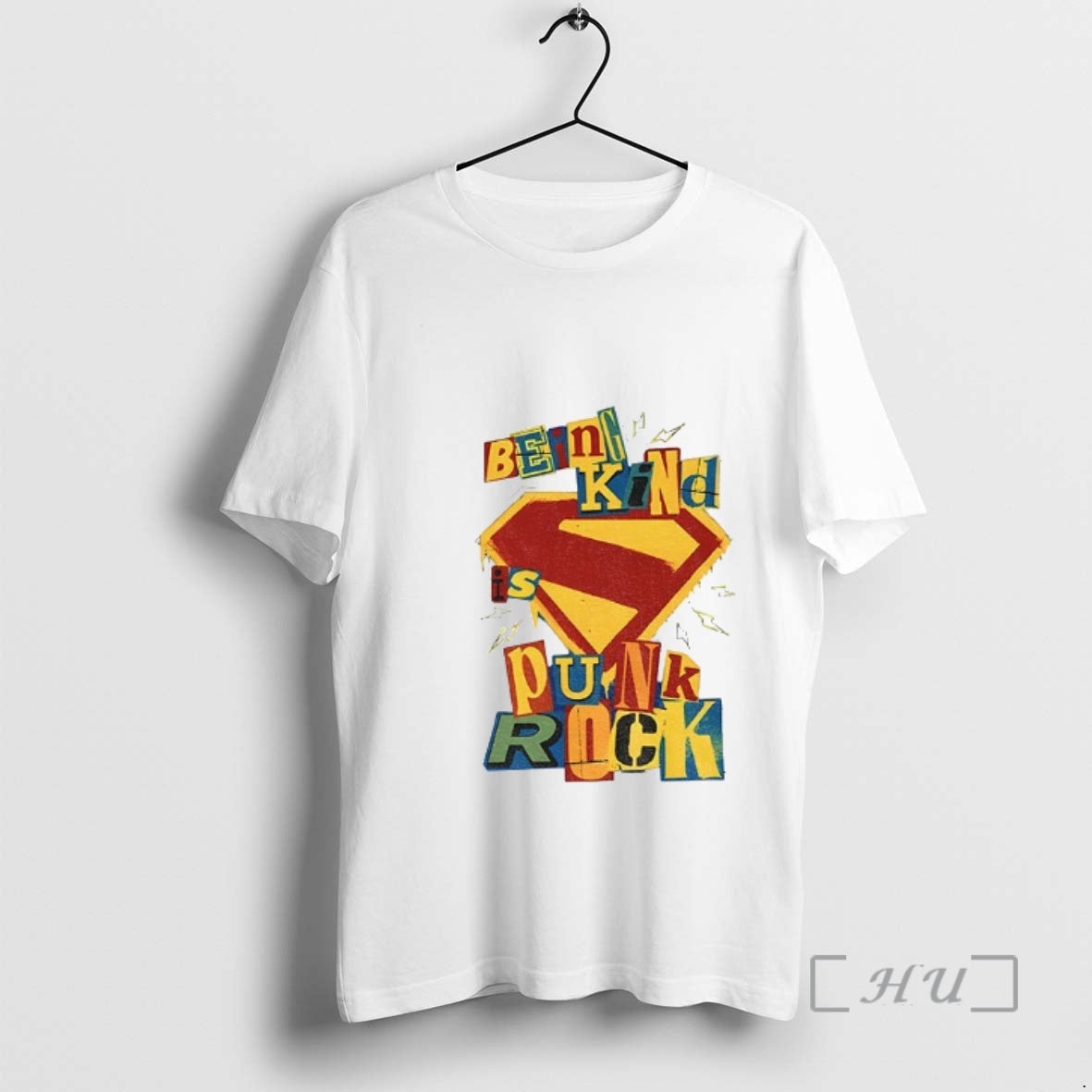 Officials Punk Rock Superman Being Kind Is - Adult & Kids T-Shirts, Sweatshirts & Hoodies apparel design preview 1