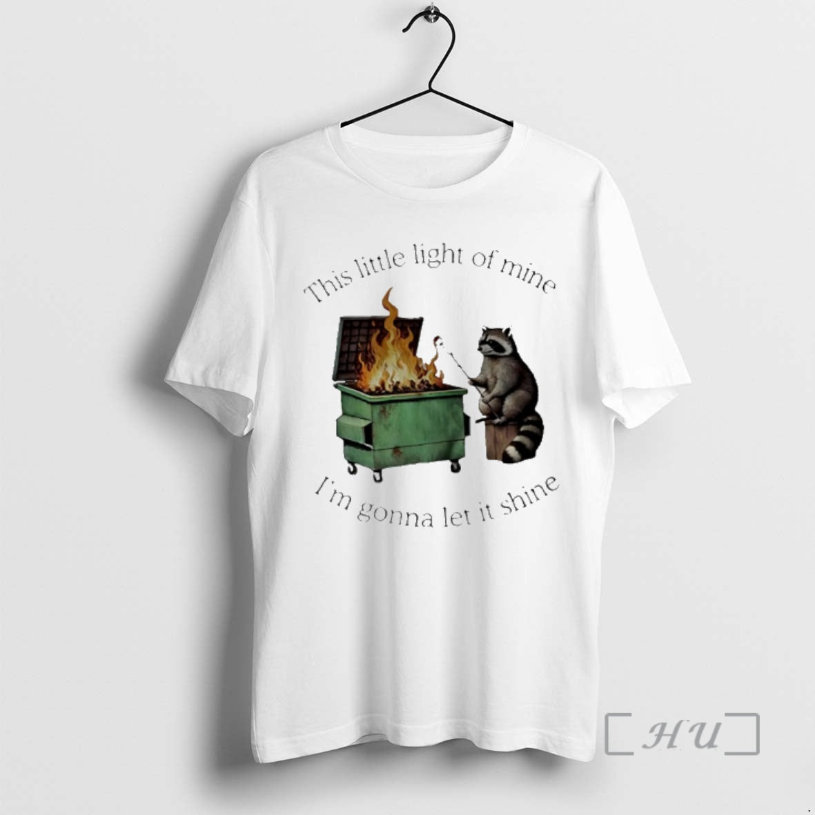 Officials Raccoon This Little Light Of Mine Im Gonna - Adult & Kids T-Shirts, Sweatshirts & Hoodies apparel design preview 1