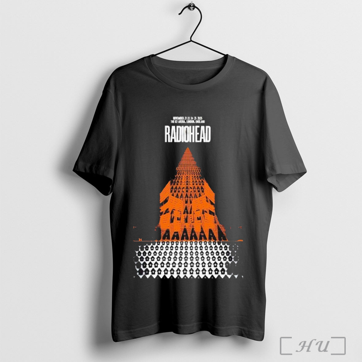 Officials Radiohead London England 2025 Tour - Adult & Kids T-Shirts, Sweatshirts & Hoodies apparel design preview 1