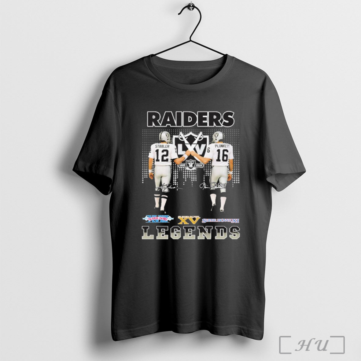 Officials Raiders Stabler And Plunkett Signature - Adult & Kids T-Shirts, Sweatshirts & Hoodies apparel design preview 1
