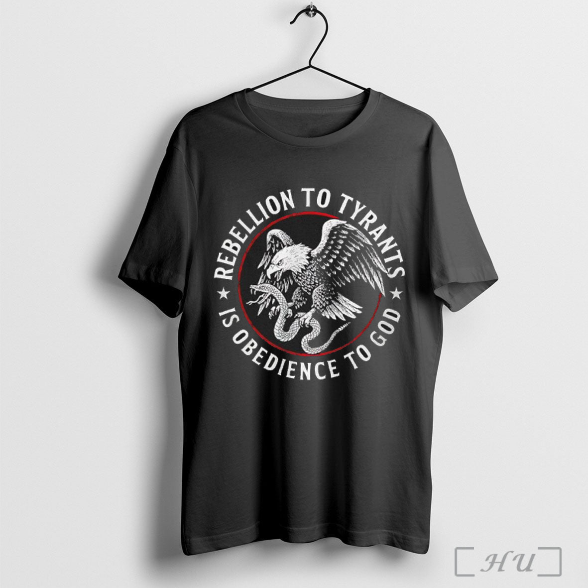 Officials Rebellion To Tyrants Is Obedience God Eagle - Adult & Kids T-Shirts, Sweatshirts & Hoodies apparel design preview 1