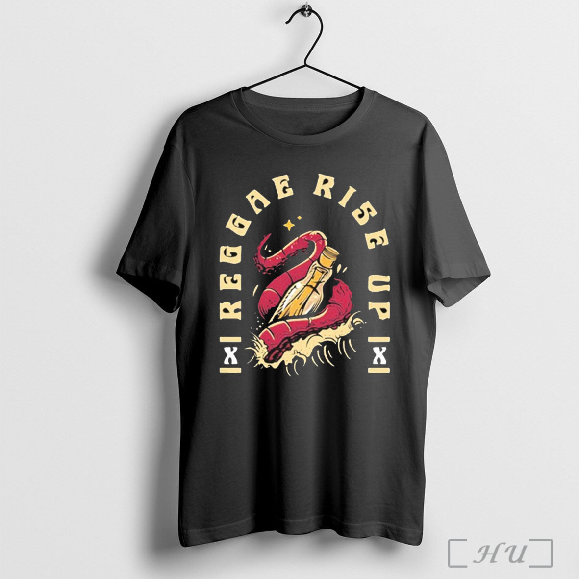 Officials Reggae Rise Up Oregon Octoc Bottle - Adult & Kids T-Shirts, Sweatshirts & Hoodies apparel design preview 1