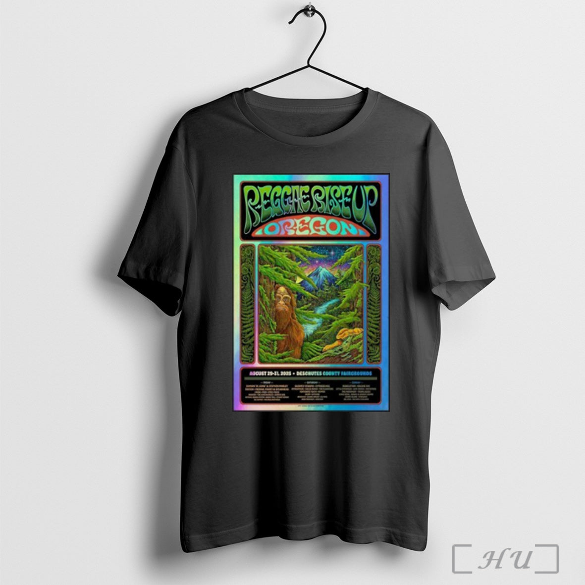 Officials Reggae Rise Up Oregon Redmond Or Aug 29 31 - Adult & Kids T-Shirts, Sweatshirts & Hoodies apparel design preview 1