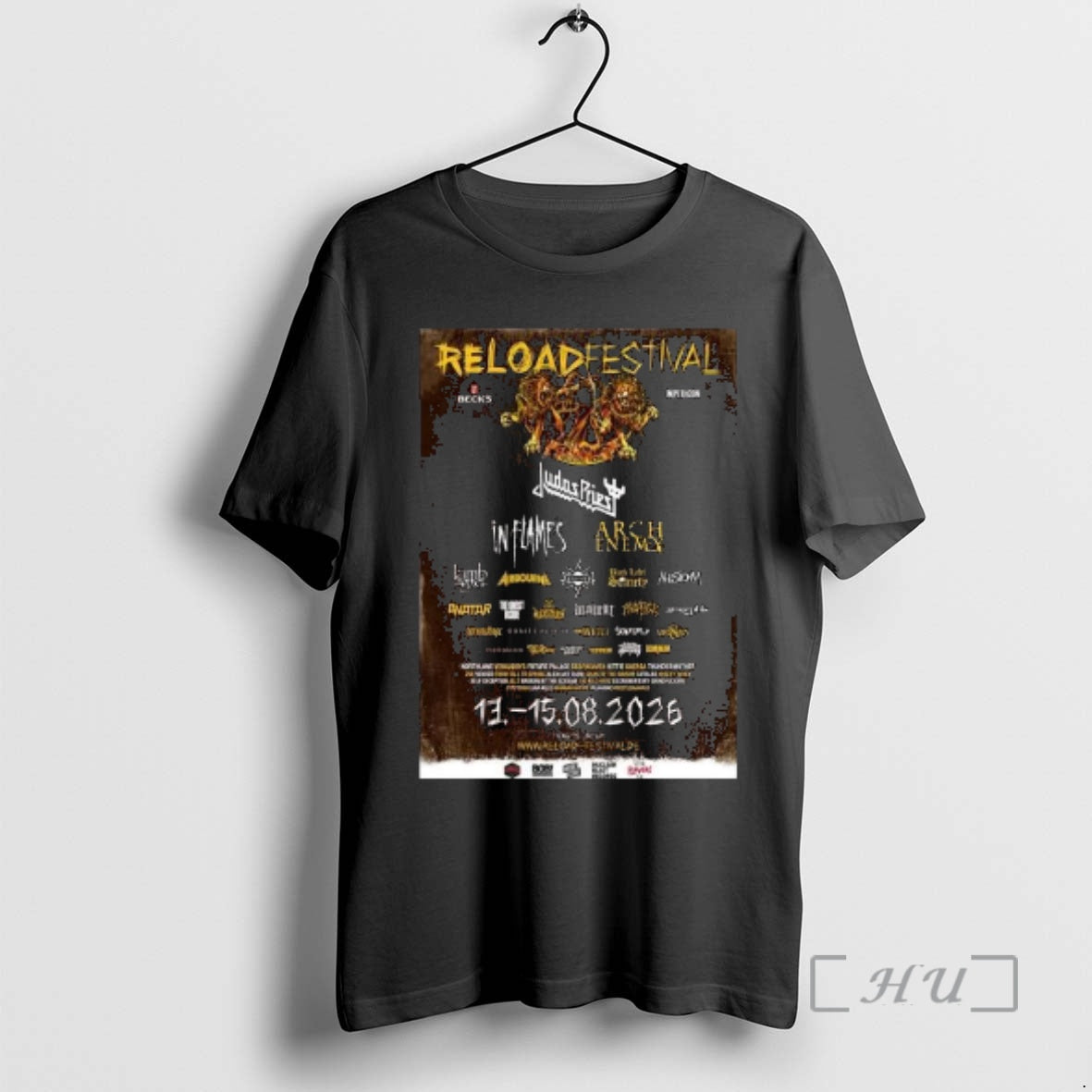 Officials Reloaded Festival 2026 Full Lineup In - Adult & Kids T-Shirts, Sweatshirts & Hoodies apparel design preview 1