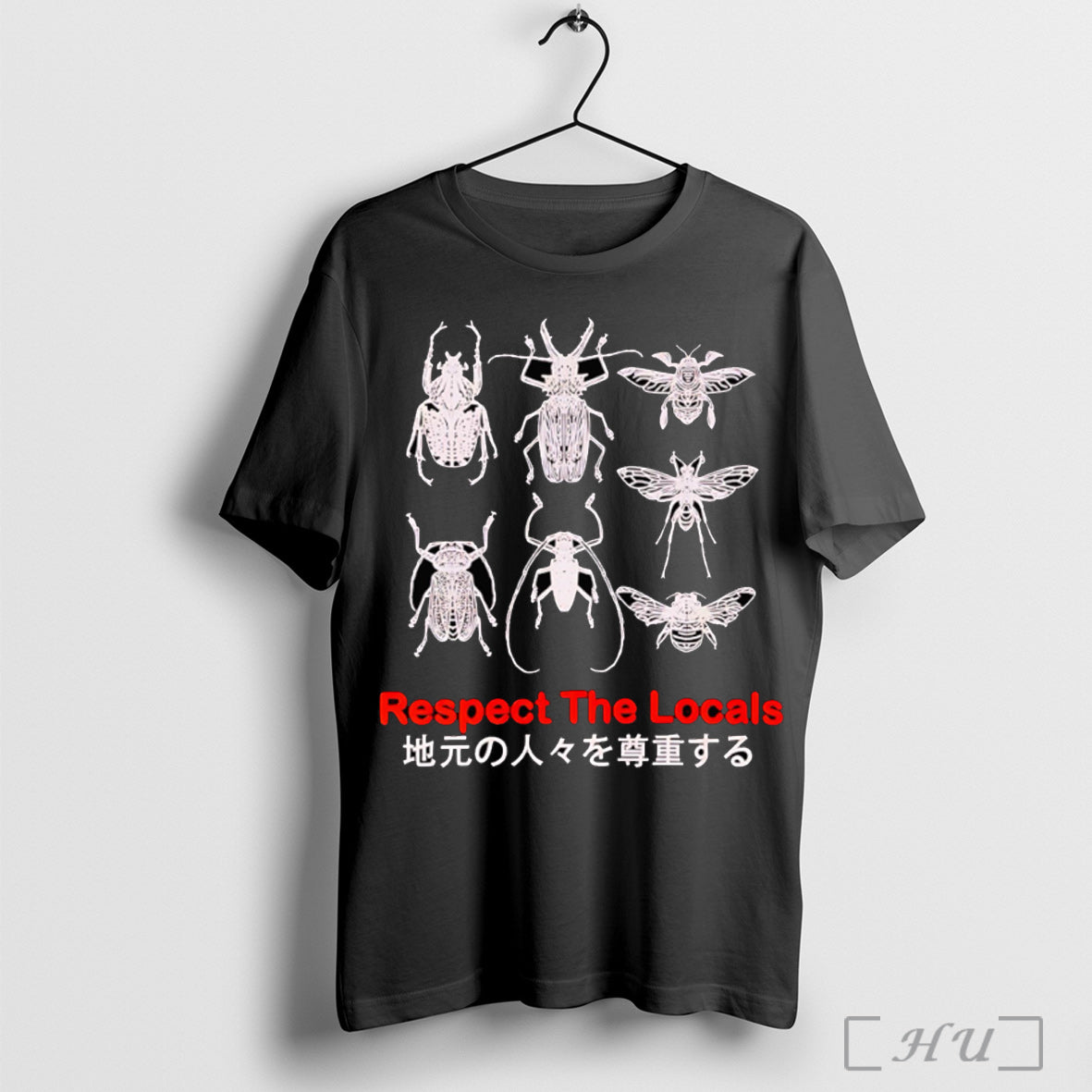 Officials Respect The Locals Bugs - Adult & Kids T-Shirts, Sweatshirts & Hoodies apparel design preview 1