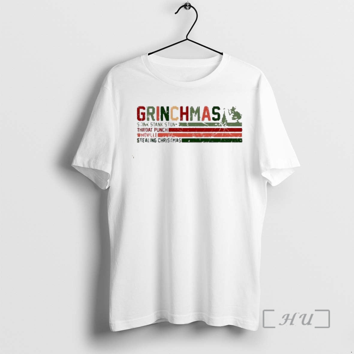 Officials Retro Grinchmas Stink Stank Stunk Christmas - Adult & Kids T-Shirts, Sweatshirts & Hoodies apparel design preview 1