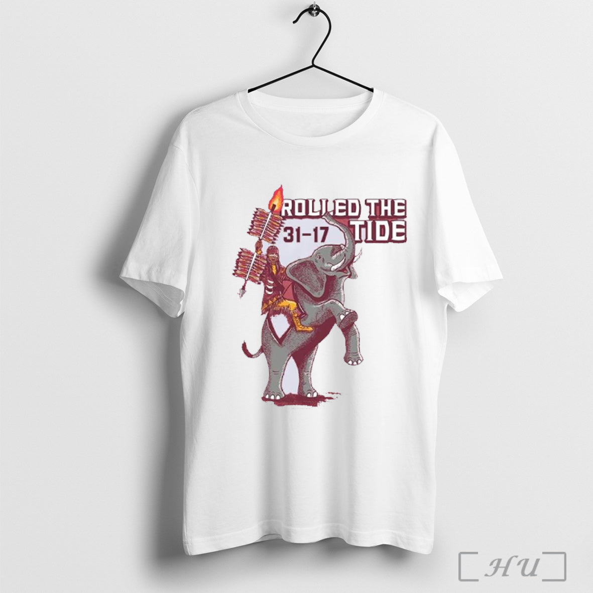 Officials Rolled The Tide Fsu Beat Bama 31 17 - Adult & Kids T-Shirts, Sweatshirts & Hoodies apparel design preview 1