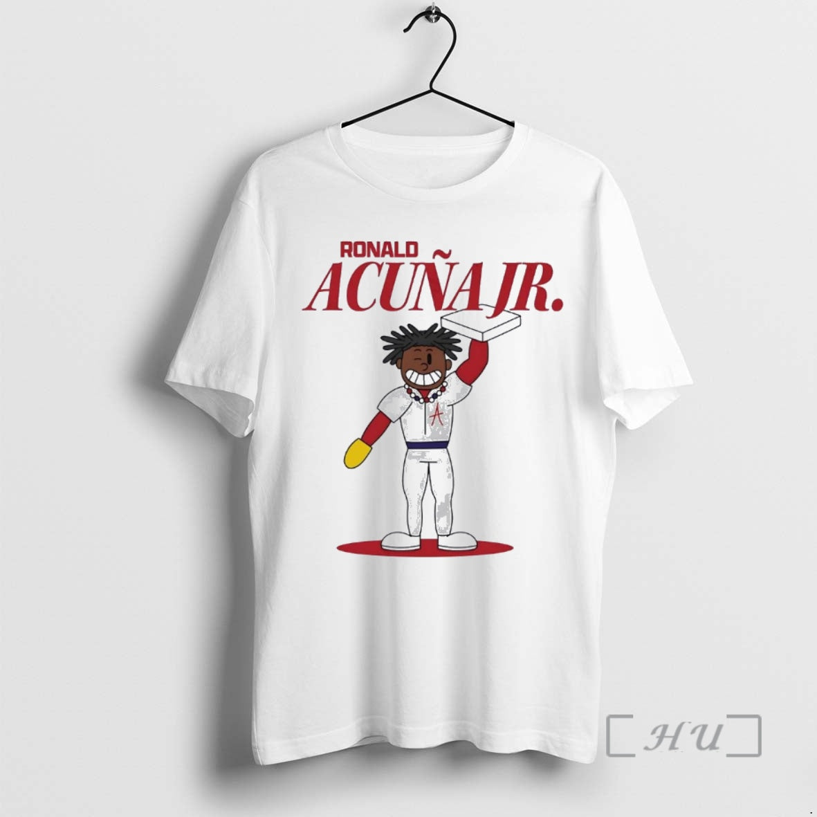 Officials Ronald Acuna Jr Cartoon Atlanta Braves - Adult & Kids T-Shirts, Sweatshirts & Hoodies apparel design preview 1