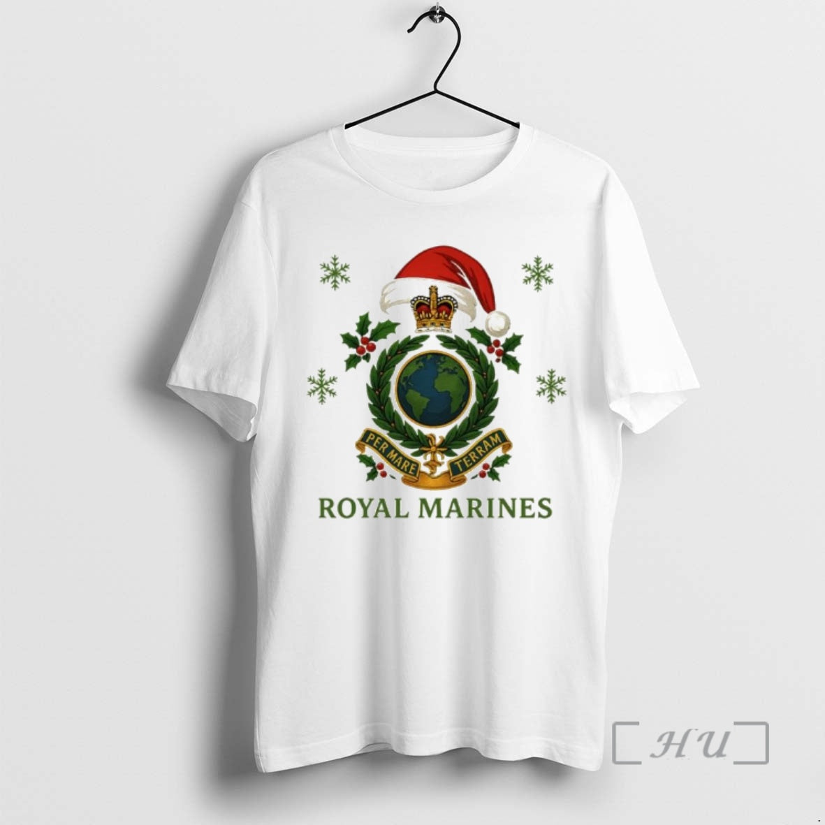 Officials Royal Marines Christmas Ornaments - Adult & Kids T-Shirts, Sweatshirts & Hoodies apparel design preview 1