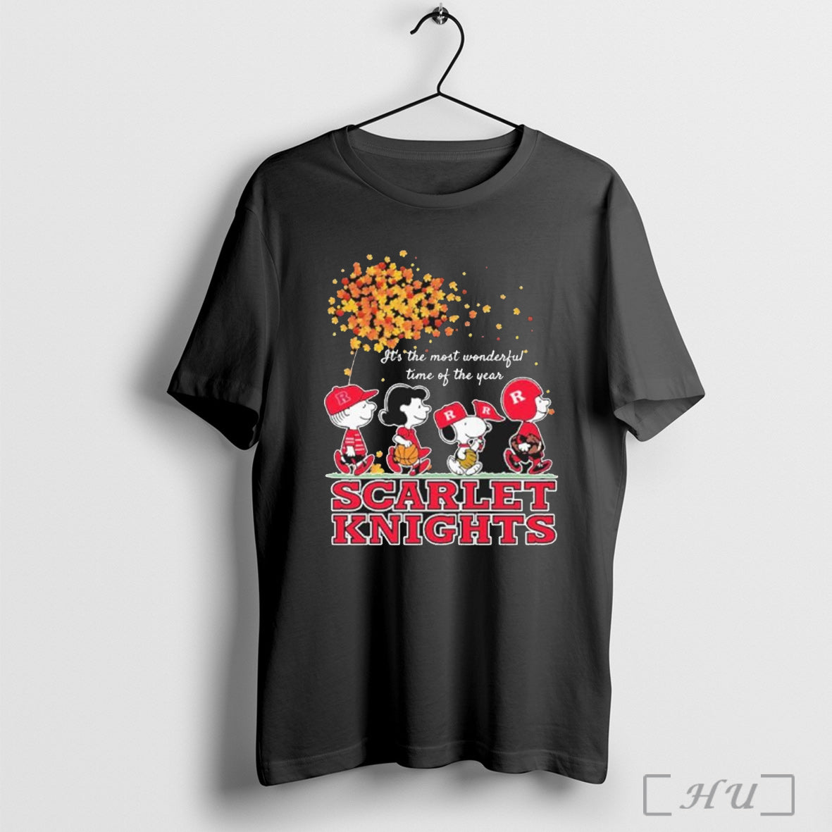 Officials Rutgers Scarlet Knights And Peanuts - Adult & Kids T-Shirts, Sweatshirts & Hoodies apparel design preview 1
