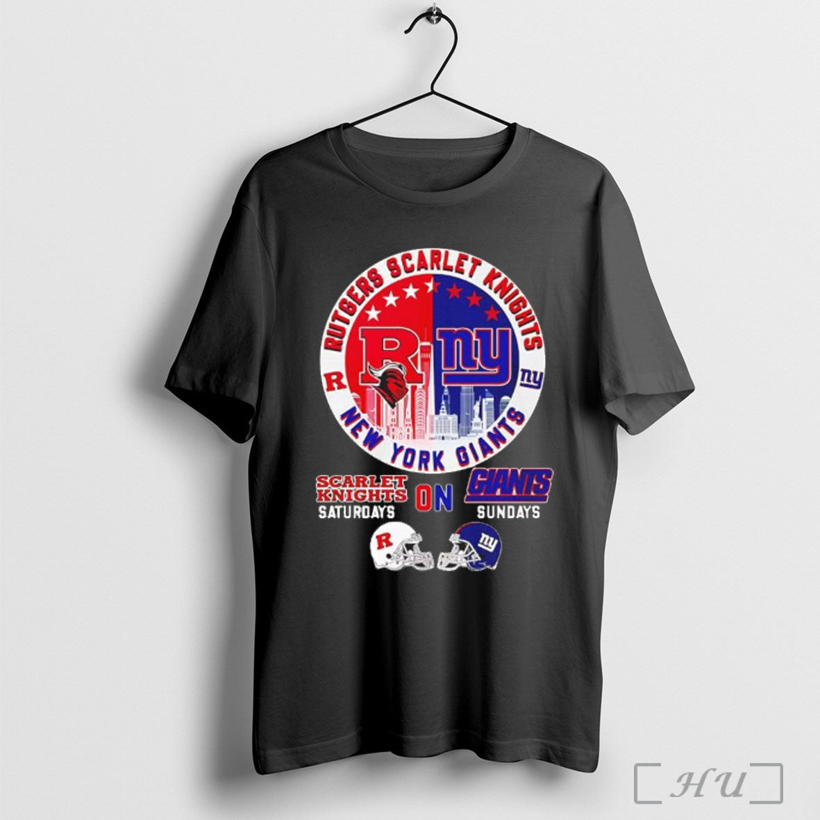 Officials Rutgers Scarlet Knights And New York Giants - Adult & Kids T-Shirts, Sweatshirts & Hoodies apparel design preview 1