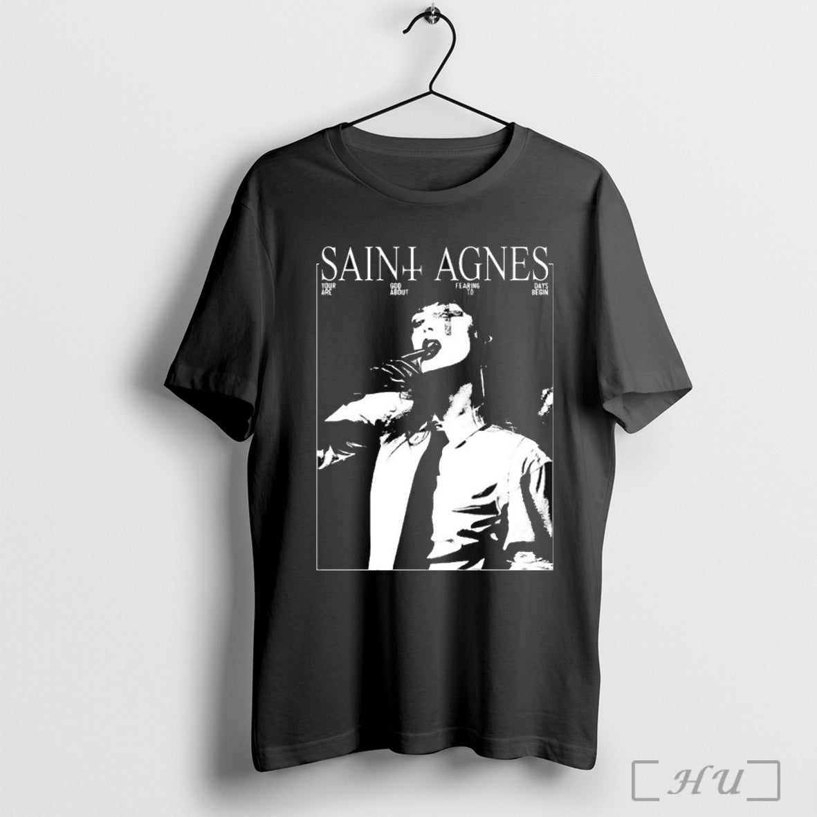 Officials Saint Agnes Our God Fearing Days Are About - Adult & Kids T-Shirts, Sweatshirts & Hoodies apparel design preview 1