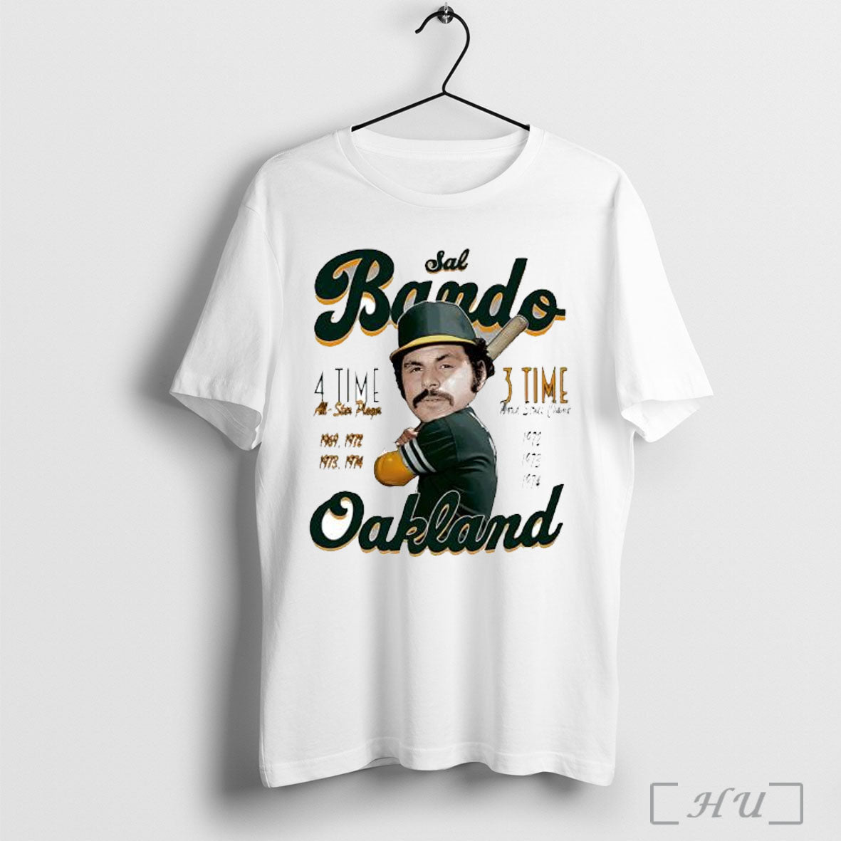 Officials Sal Bando Oakland Comic 3 Time All Star - Adult & Kids T-Shirts, Sweatshirts & Hoodies apparel design preview 1