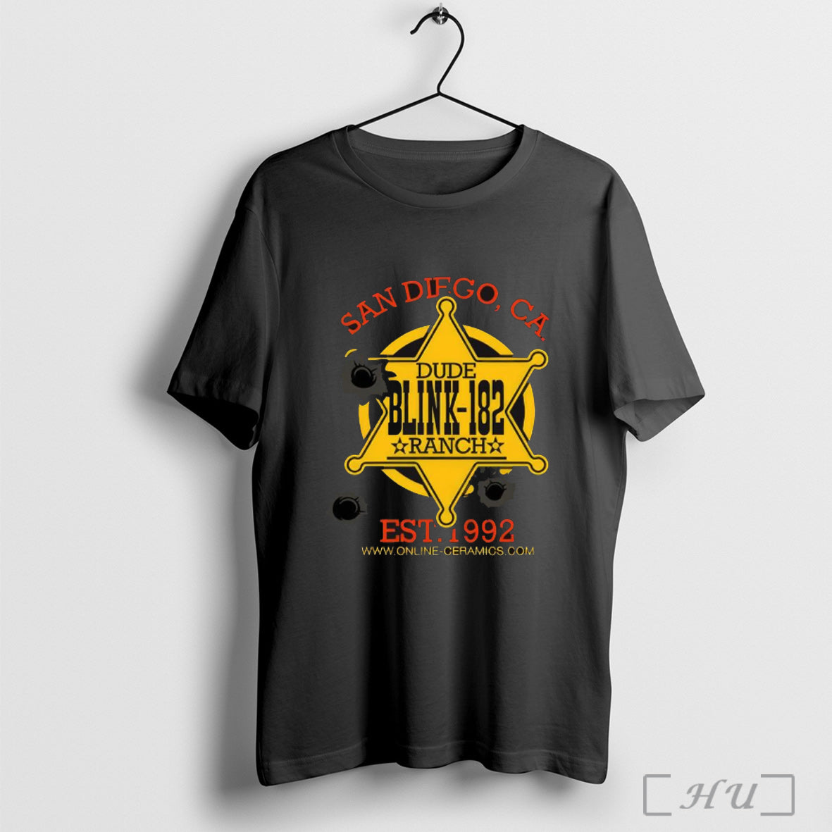 Officials San Diego Ca Dude Blink 182 Ranch Est 1992 - Adult & Kids T-Shirts, Sweatshirts & Hoodies apparel design preview 1