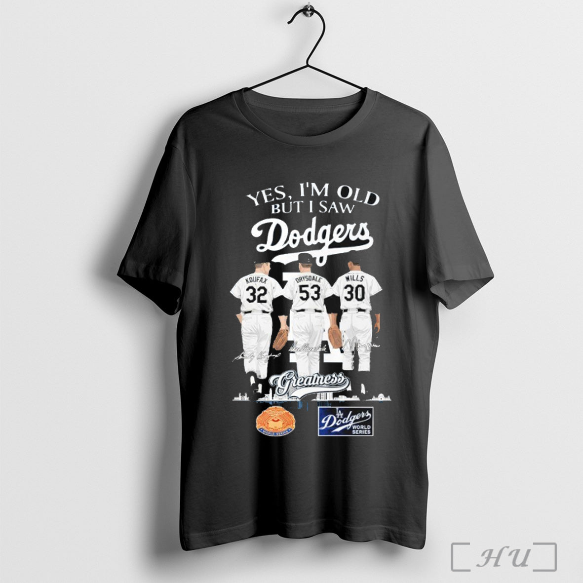 Officials Sandy Koufax Don Drysdale And Maury Wills - Adult & Kids T-Shirts, Sweatshirts & Hoodies apparel design preview 1