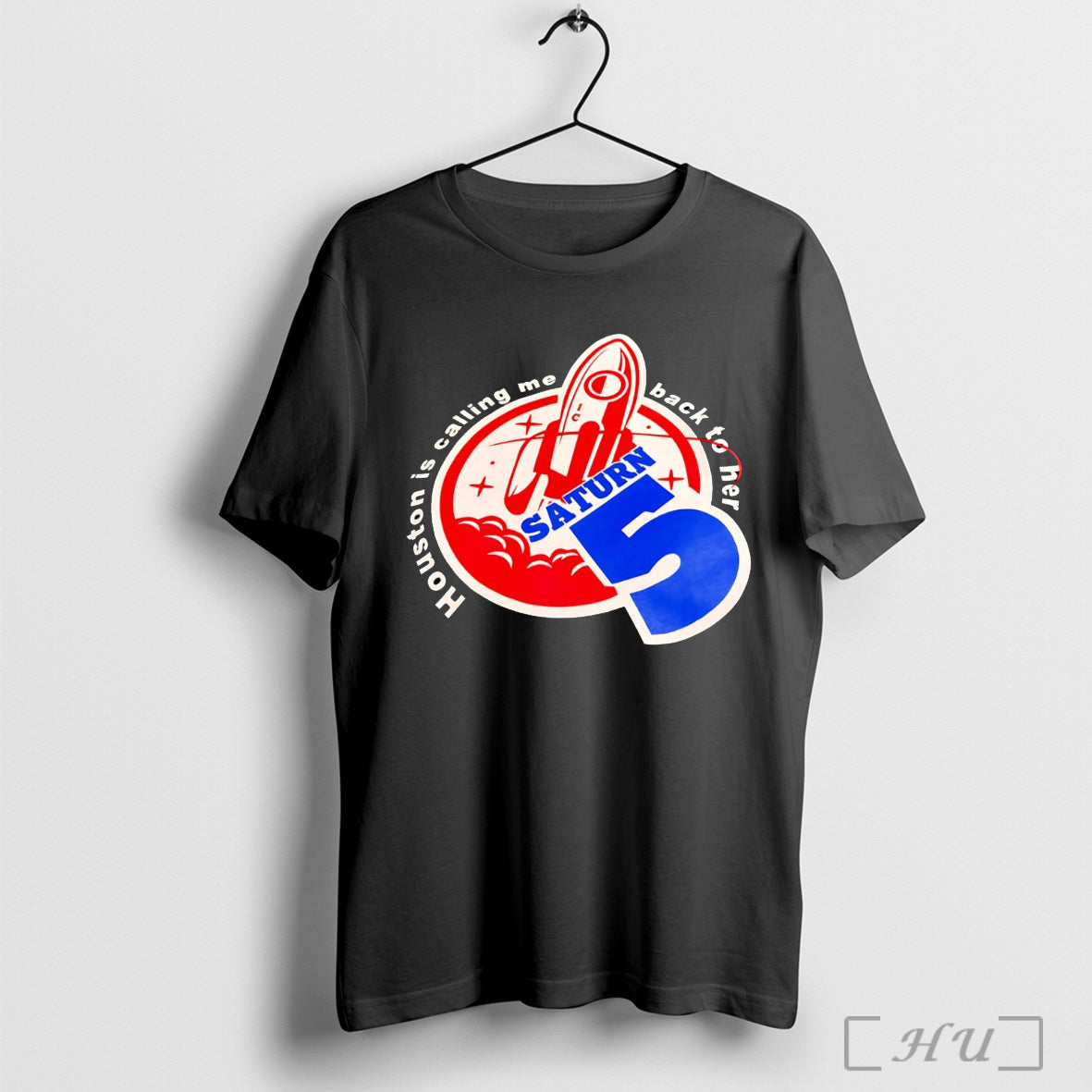 Officials Saturn 5 Houston Is Calling Me Back To Her - Adult & Kids T-Shirts, Sweatshirts & Hoodies apparel design preview 1