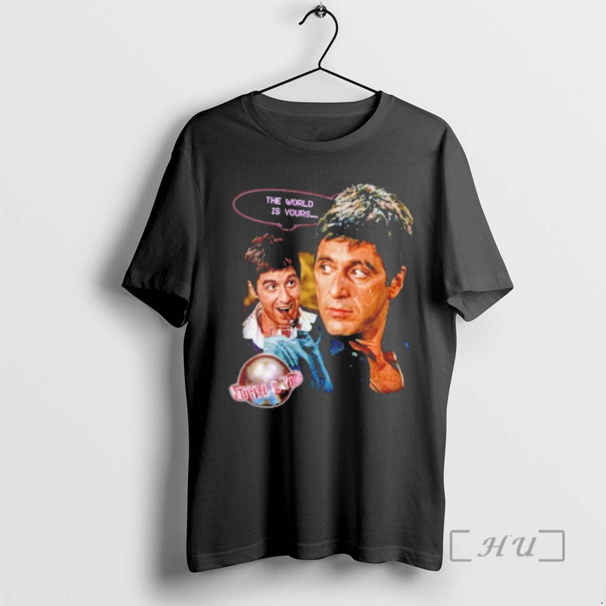 Officials Scarface The World Is Yours - Adult & Kids T-Shirts, Sweatshirts & Hoodies apparel design preview 1