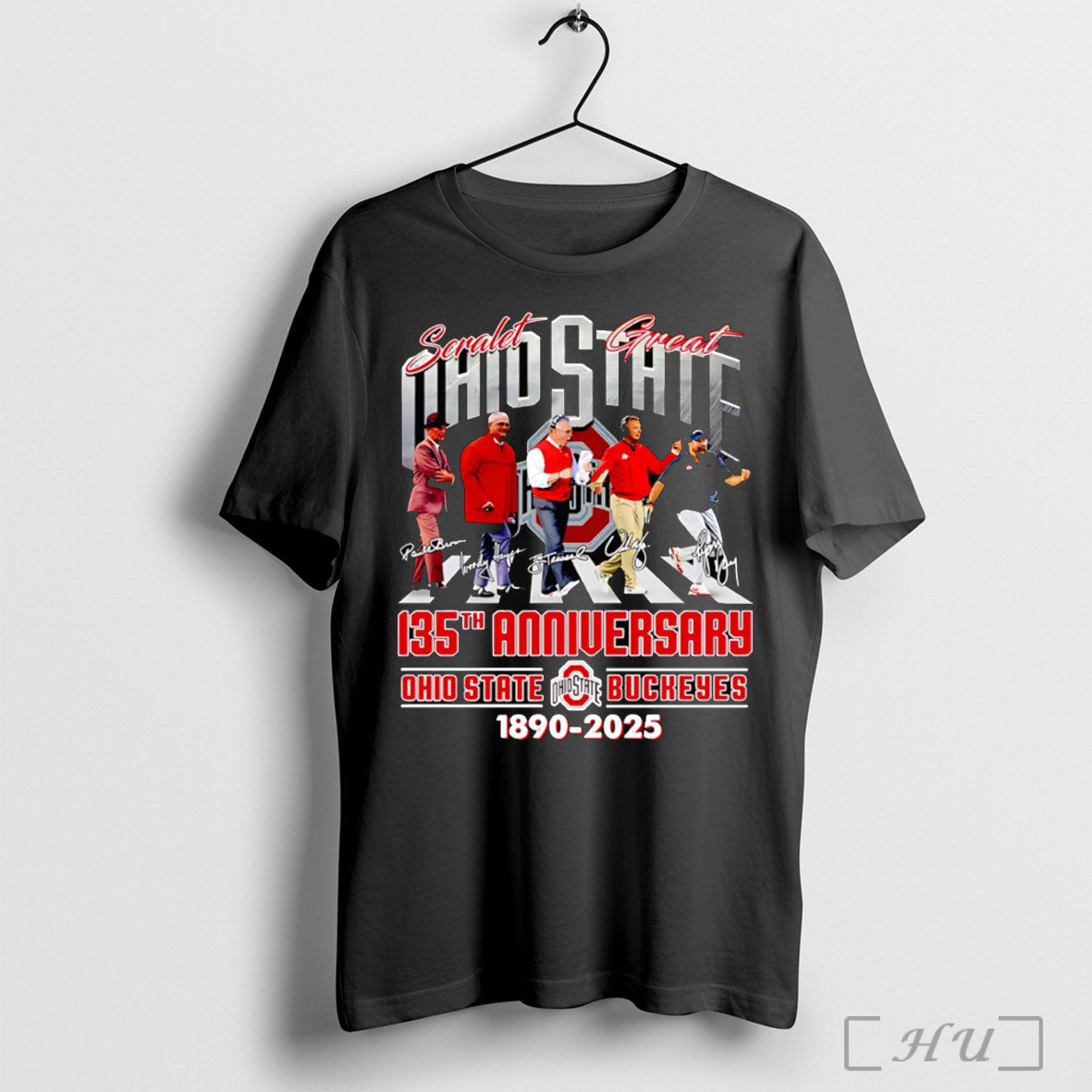 Officials Scarlet Great Ohio State 135th Anniversary - Adult & Kids T-Shirts, Sweatshirts & Hoodies apparel design preview 1