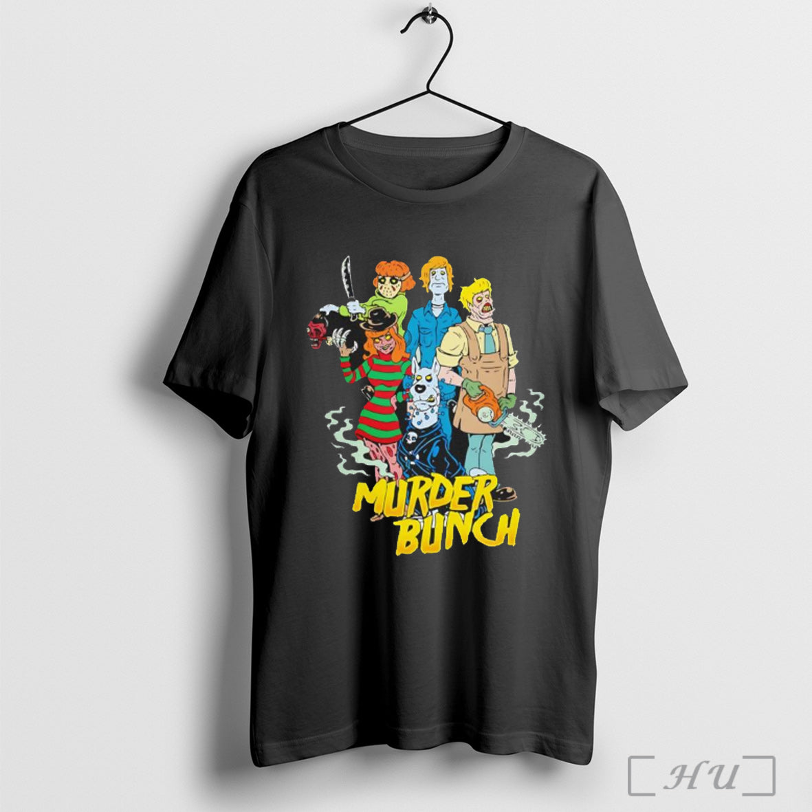 Officials Scooby Doo X Halloween Character Murder - Adult & Kids T-Shirts, Sweatshirts & Hoodies apparel design preview 1