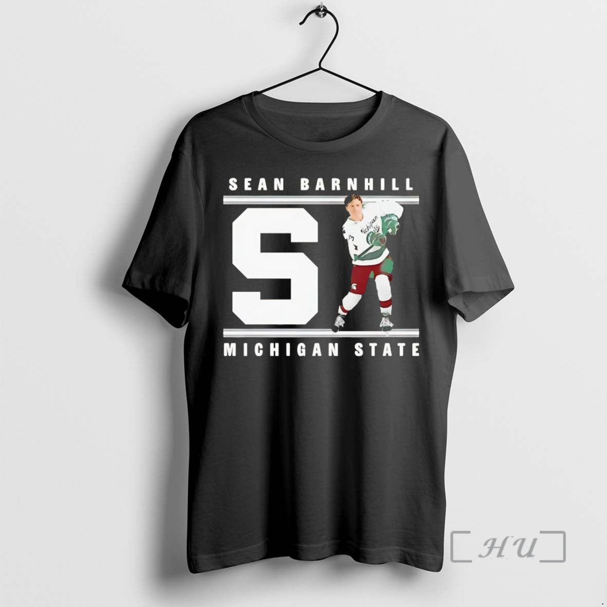 Officials Sean Barnhill Portrait Michigan State - Adult & Kids T-Shirts, Sweatshirts & Hoodies apparel design preview 1