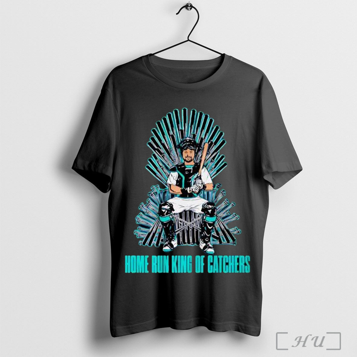 Officials Seattle Mariners Cal Raleigh Home Run King - Adult & Kids T-Shirts, Sweatshirts & Hoodies apparel design preview 1