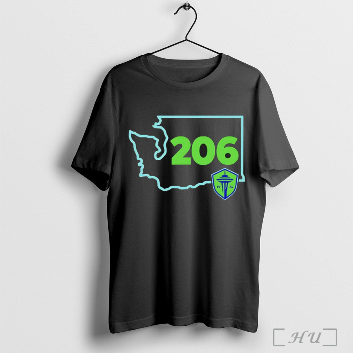 Officials Seattle Sounders 206 Fc Area Code State - Adult & Kids T-Shirts, Sweatshirts & Hoodies apparel design preview 1