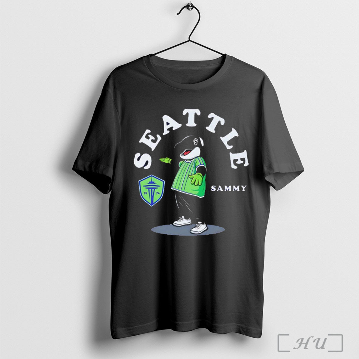 Officials Seattle Sounders Fc Mascot Black - Adult & Kids T-Shirts, Sweatshirts & Hoodies apparel design preview 1