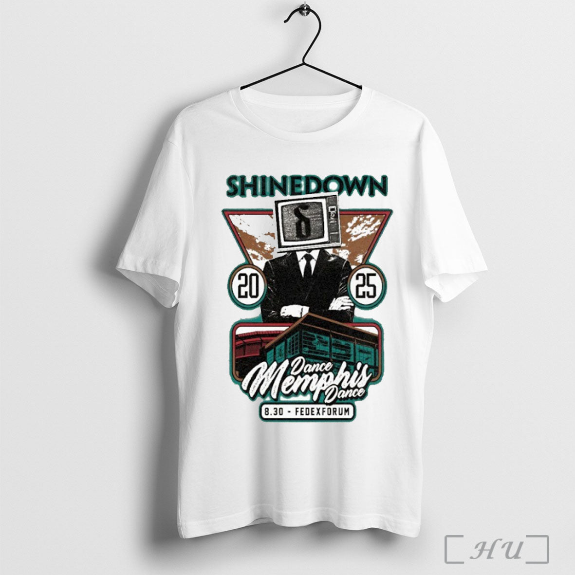 Officials Shinedown Dance Memphis Fedexforum 8 30 - Adult & Kids T-Shirts, Sweatshirts & Hoodies apparel design preview 1