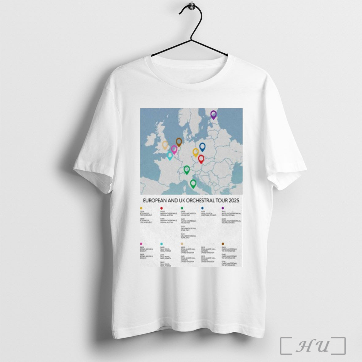 Officials Sigur Ros European Uk Orchestral Tour 2025 - Adult & Kids T-Shirts, Sweatshirts & Hoodies apparel design preview 1