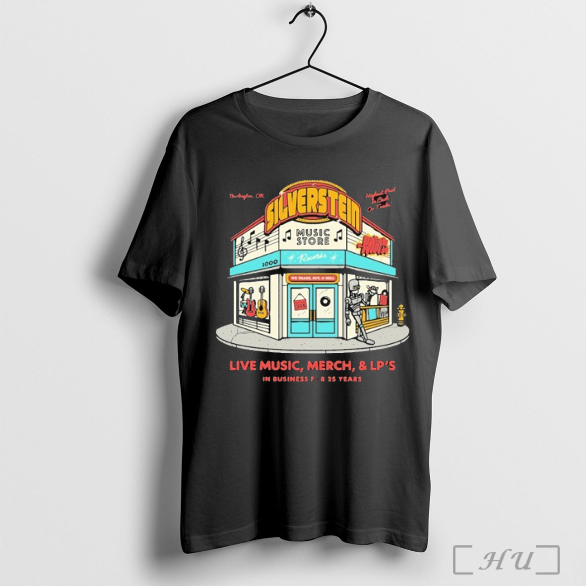 Officials Silverstein Live Music In Business For 25 - Adult & Kids T-Shirts, Sweatshirts & Hoodies apparel design preview 1