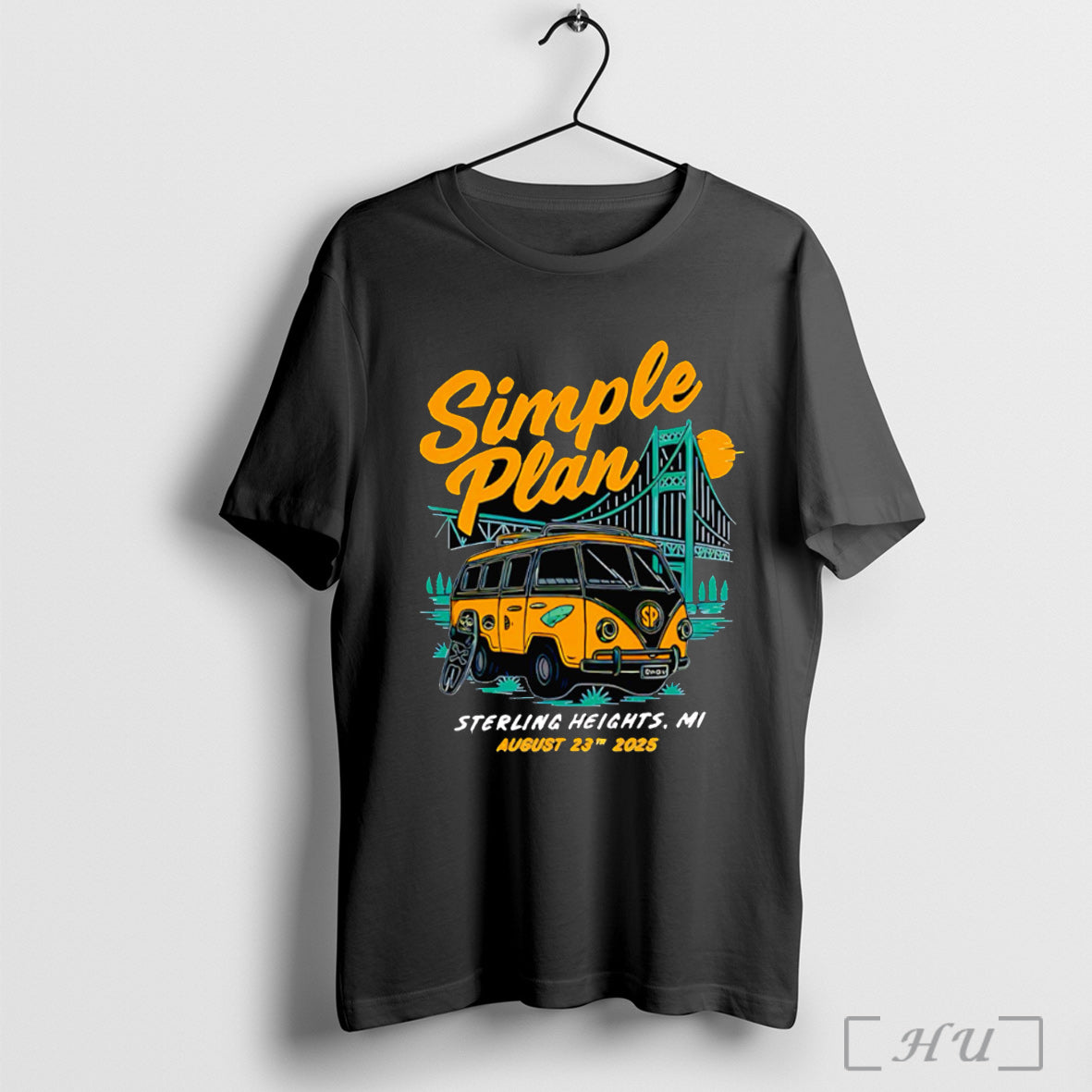 Officials Simple Plan Tour Sterling Heights Michigan - Adult & Kids T-Shirts, Sweatshirts & Hoodies apparel design preview 1