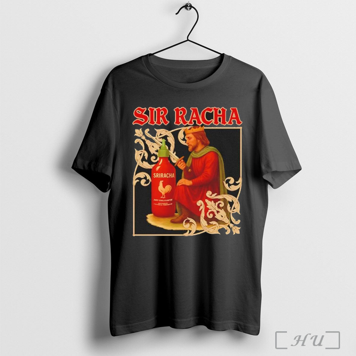 Officials Sir Racha Sriracha Medieval - Adult & Kids T-Shirts, Sweatshirts & Hoodies apparel design preview 1