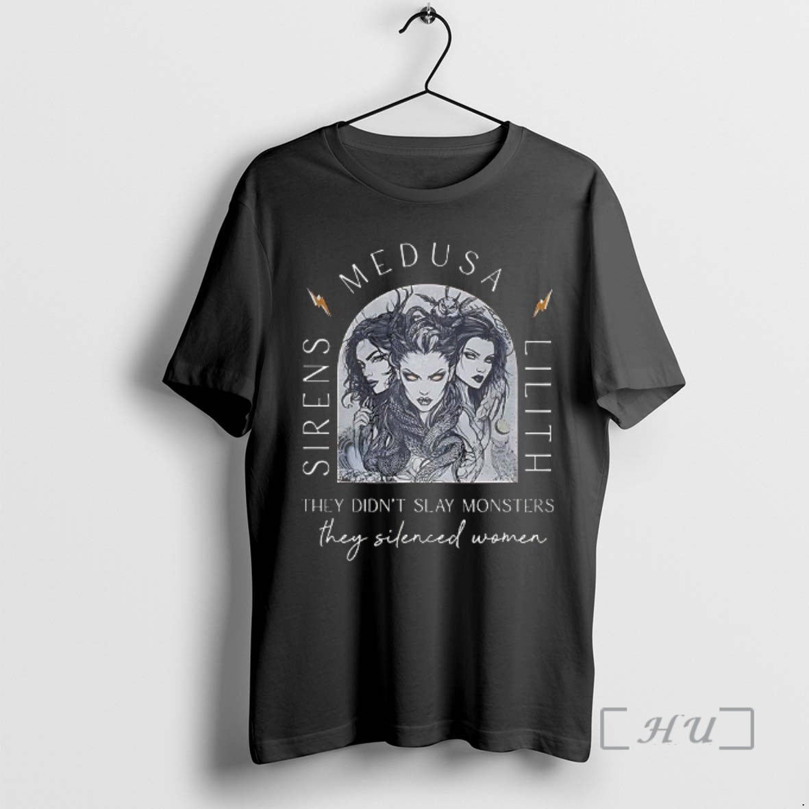 Officials Sirens Medusa Lilith They Silenced Women - Adult & Kids T-Shirts, Sweatshirts & Hoodies apparel design preview 1
